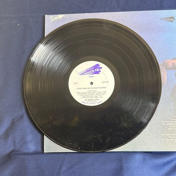 Threshold Vinyl Record with Blue and Black Cover - Picture 4 of 4